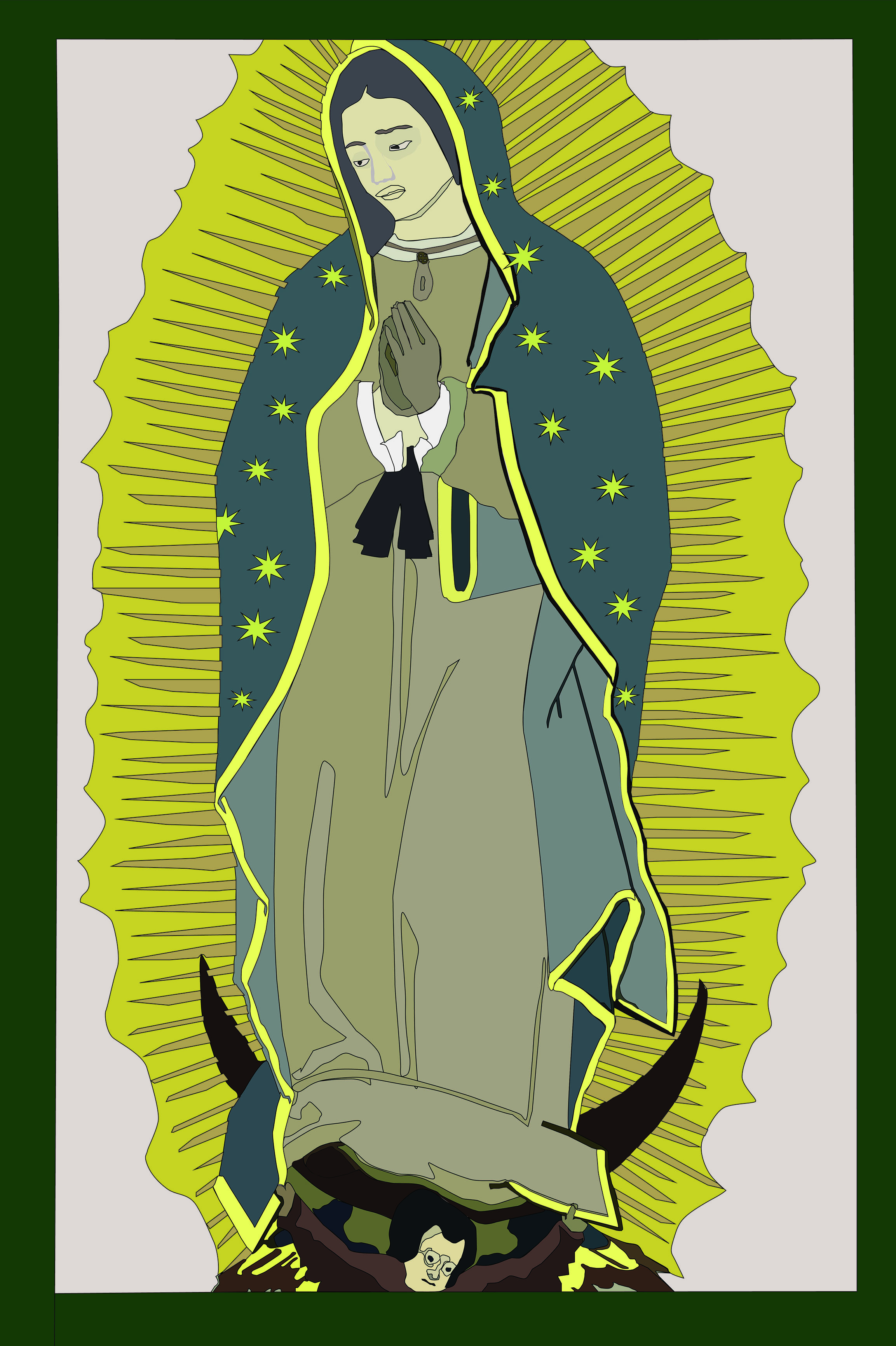 Our Lady of Guadalupe Illustration - Bryan Hewing (2018)