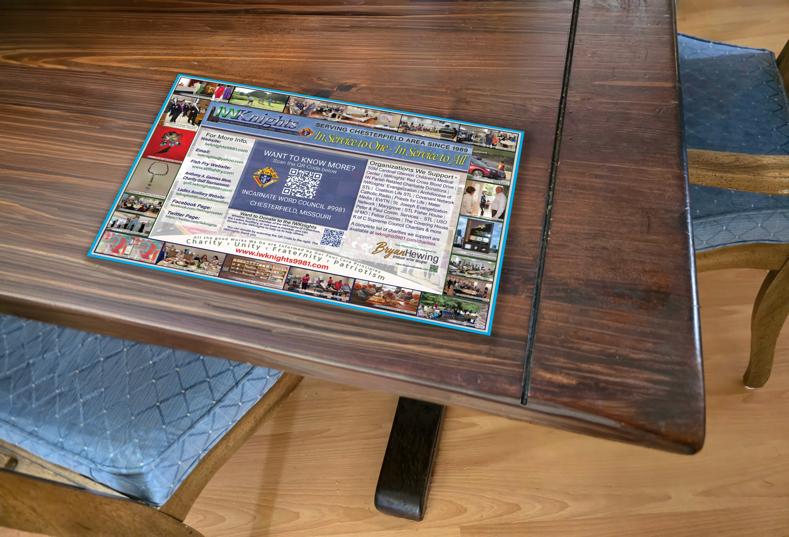 IWKnightsPromotionalAdPlacemat Mockup